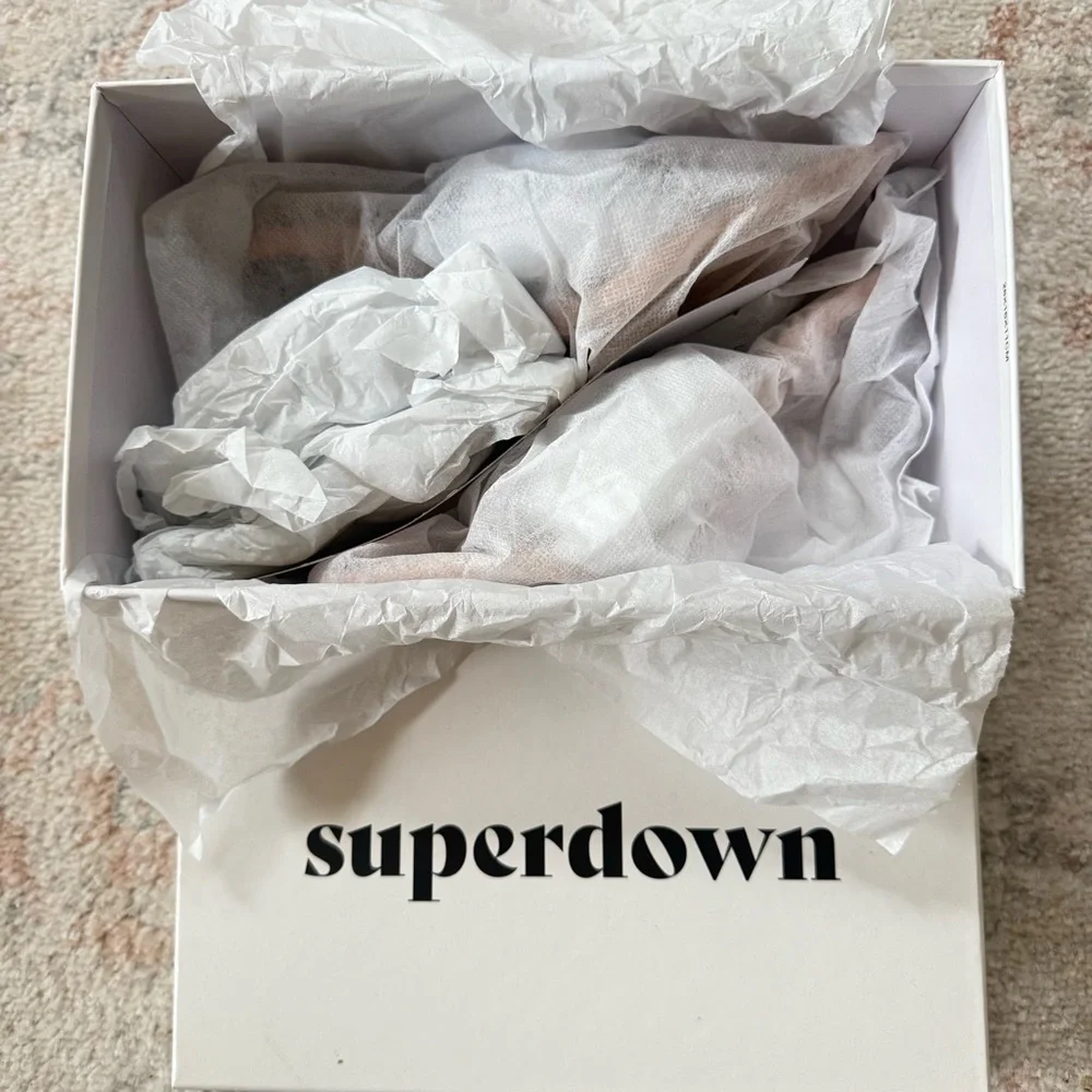 superdown Nude Rhinestone Heels - Picture 8 of 11